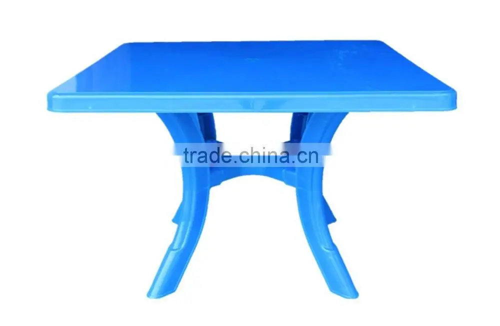 Popular removable rectangular plastic children dining table