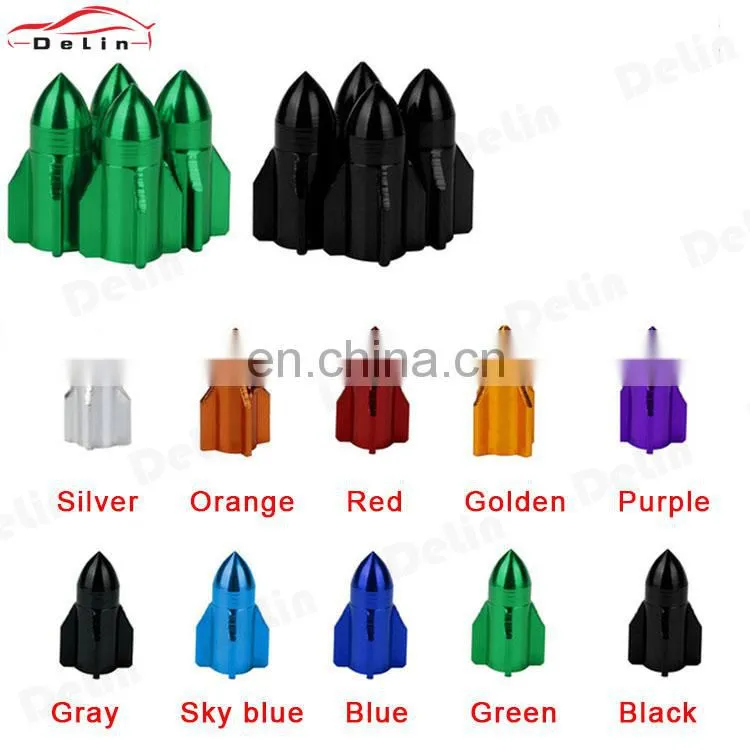 Rocket model valve cap for car accessories