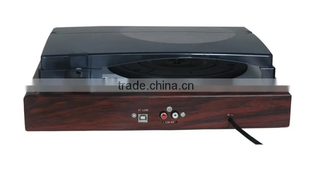 Simple Style!!! DS-2018: Retro Record Player with PC Recording/RCA Stereo Outputs/3 Speed