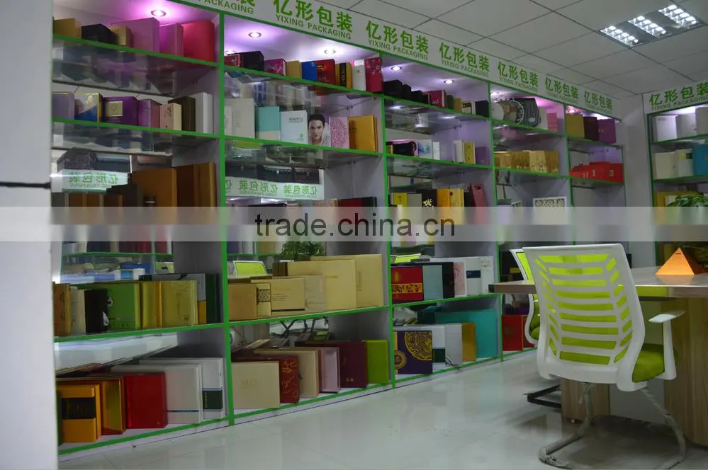 High evaluation offset hexagon PU leather box for perfume