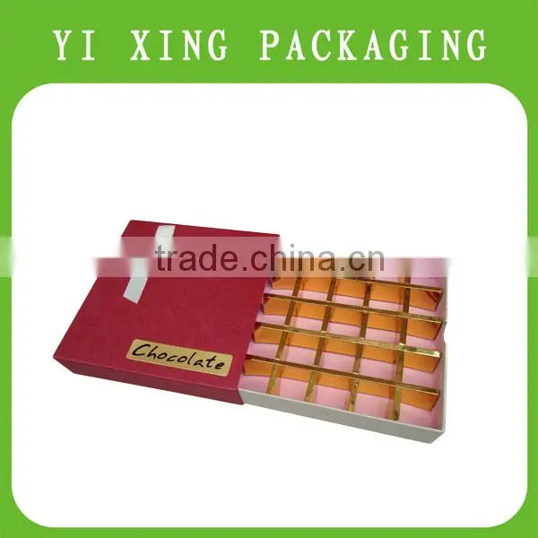 YIXING factory produce square drawer chocolate box