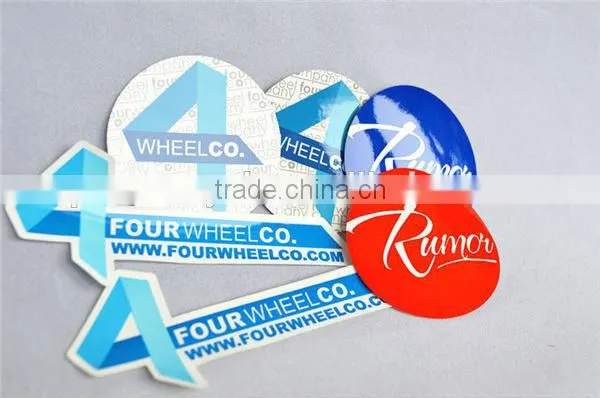 Waterproof customized bottle PET transparent label