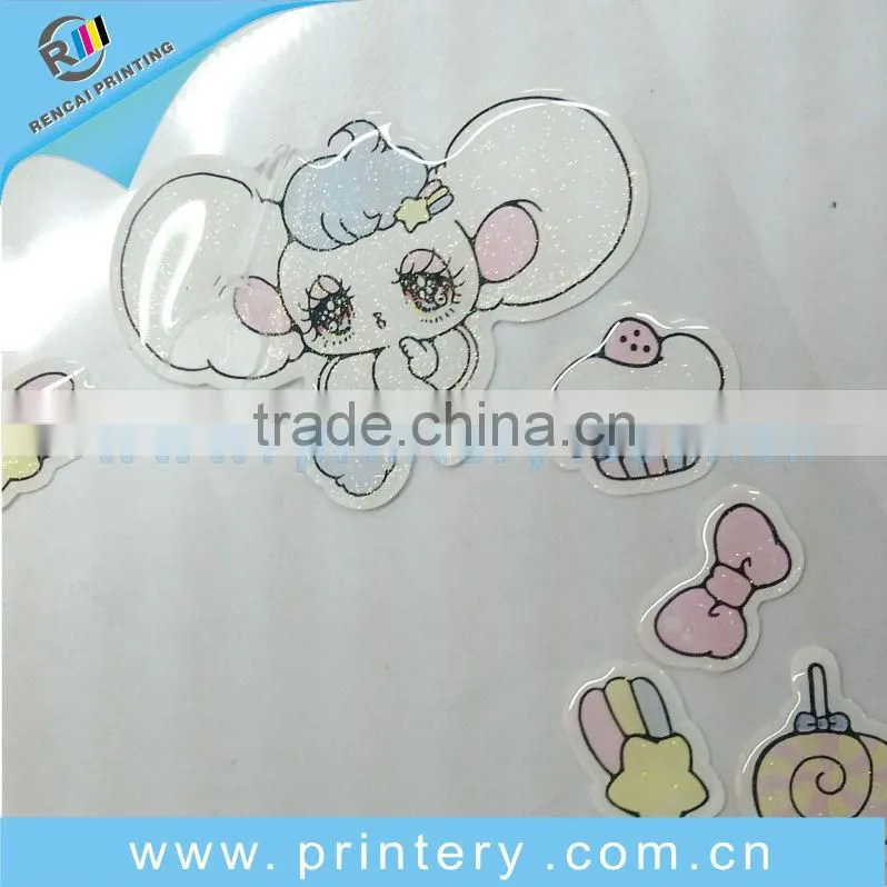 High quality epoxy sticker, clear epoxy resin sticker,expoxy dome sticker