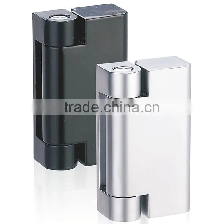 zinc alloy removable hinge with matt black and mirror plating.