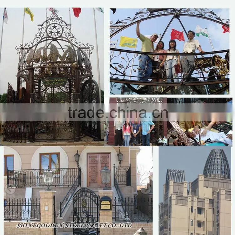 Top manufacturer classical design garden gate iron gate