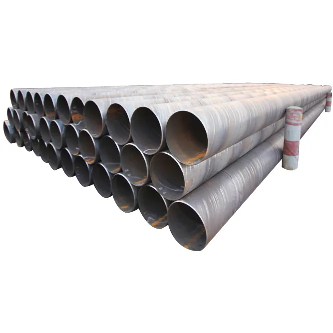 Tube Pipe Iron Round Steel Seamless 300MM Diameter 10mm Thick Q345b Sae1518 St52 A52 Grade B Material Black Free Cutting