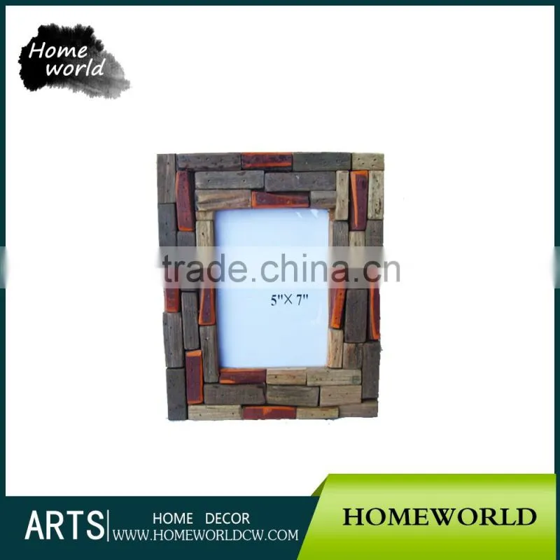 Small modern wooden wall mounted painting picture frame