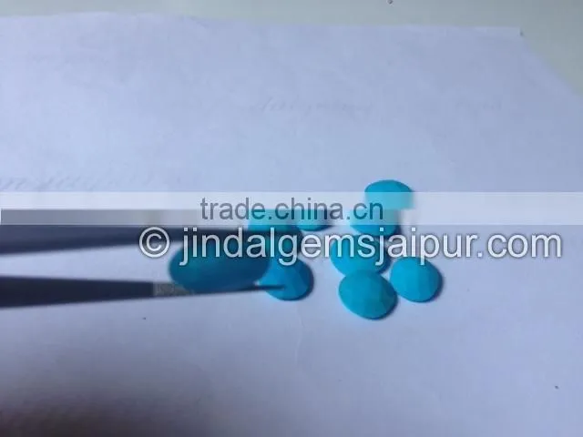 Turquoise Rose Cut Flat Slices 10 To 15 MM Wholesale