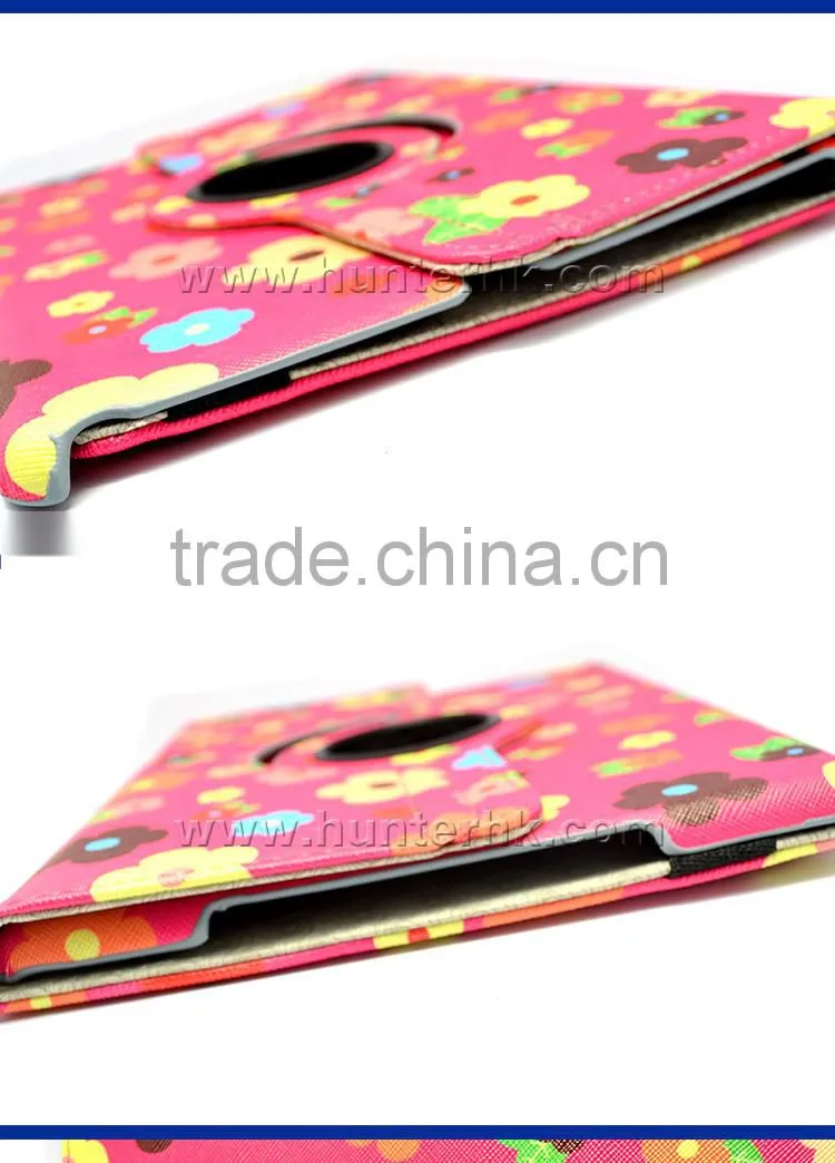 Floral Garden Rotating Tablet Case For iPad Air 2