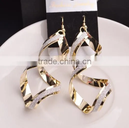 Beautiful Earring Designs For Women Personalized Design Long Spiral Shaped Cute Girl Fashion earrings