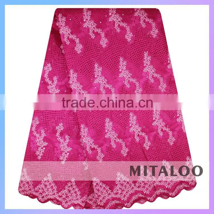 Mitaloo Organza Lace African Bridal Lace Fabric Wholesale Price MOG0195