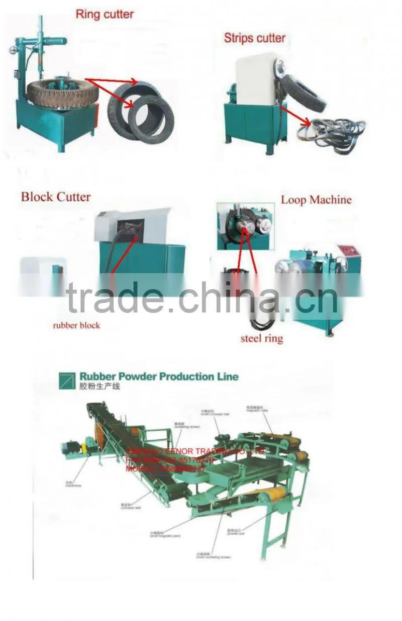 waste tire recycling machine