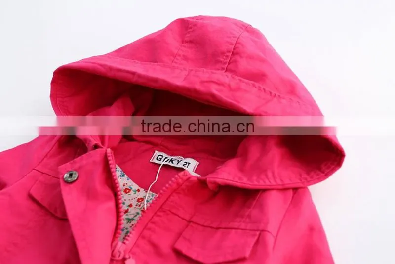 wholesale children's boutique clothing kids coats high quality floral cotton girls winter coat