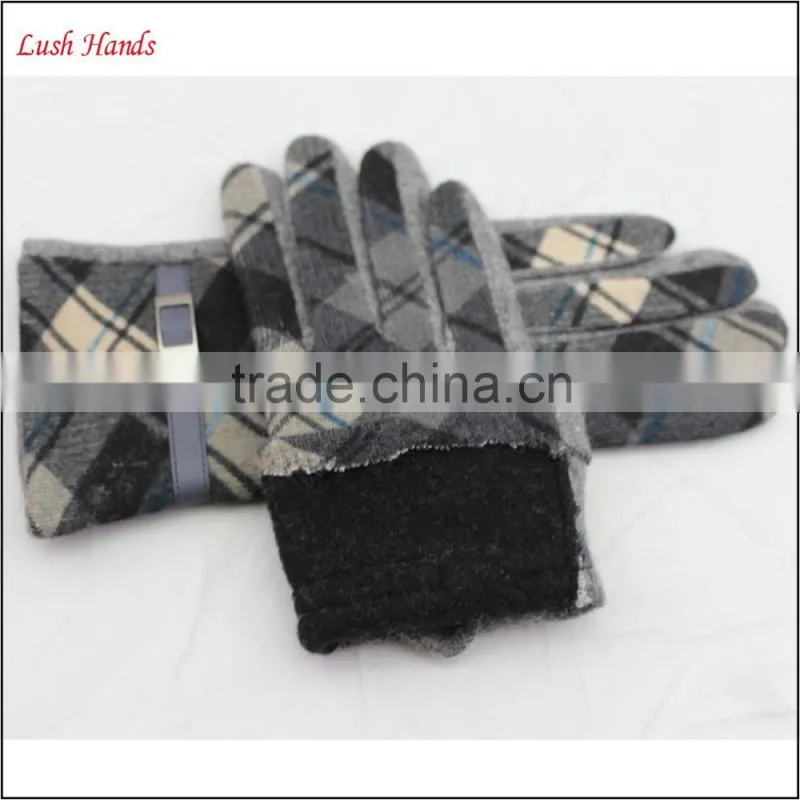 ladies wholesale woolen top hand gloves women with belt