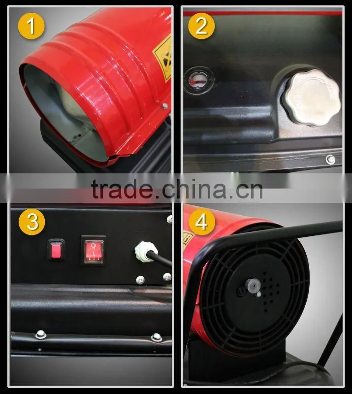 20Kw moblile heating forced electric kerosene heater
