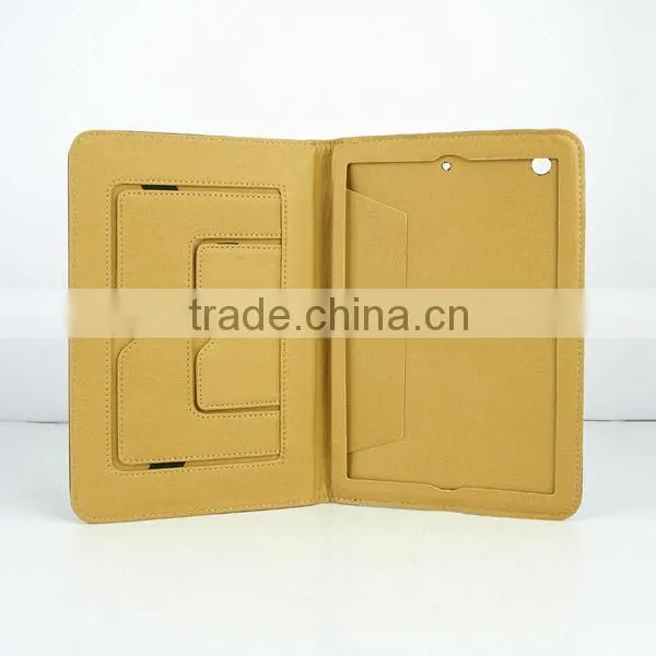 china wholesale leather case for ipad air 2 case