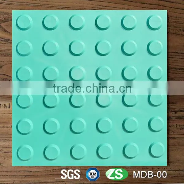 300mm x 300mm Yellow Thermoplastic Polyurethane Tactile Tiles Ground Surface Indicator