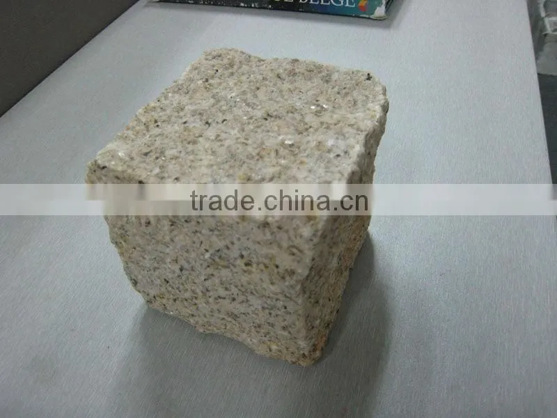 Granite Cube Stone Flamed Surface