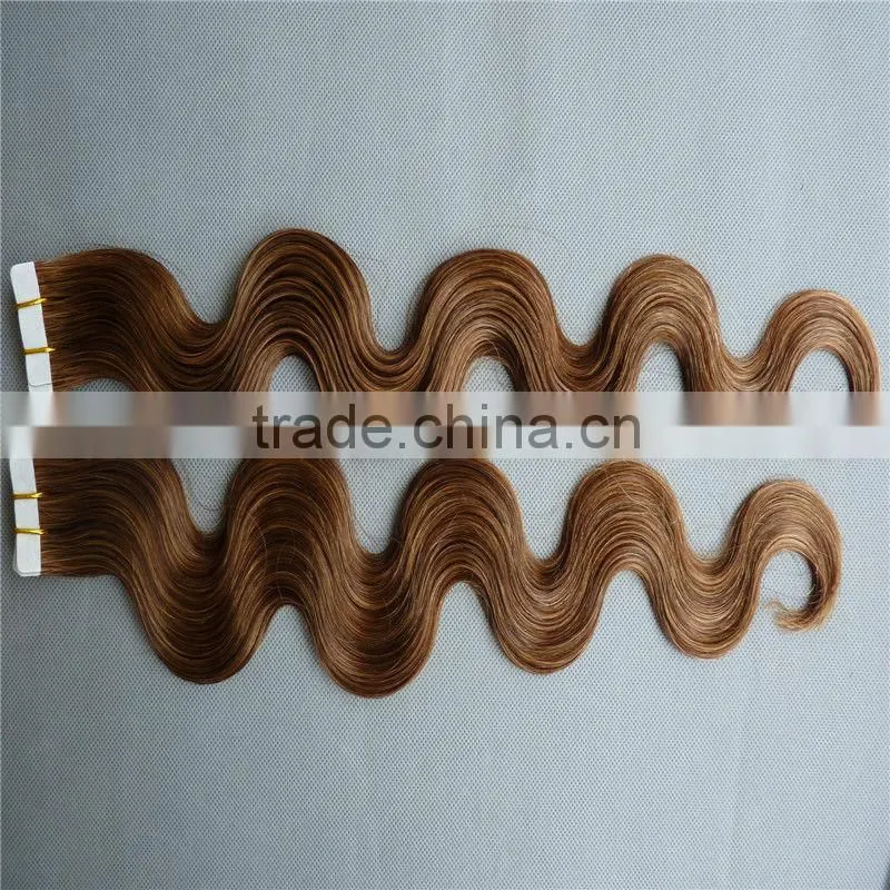 2014 hot selling top quality wholesale tape hair extensions