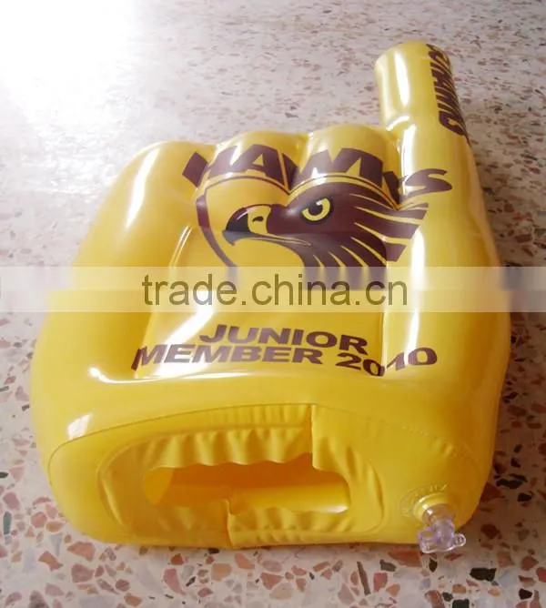 Wholesale inflatable toy, inflatable hands for promotional
