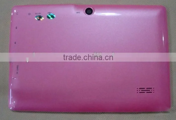 7" Allwinner A13 Q88 tablet pc 5 point capacitive Screen + android 4.0 + Multi Touch + 1.2GHz 512MB 4GB + Webcam + Wifi + HDMI