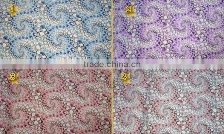 Custom low price polyester heat transfer printing fabric for clothes