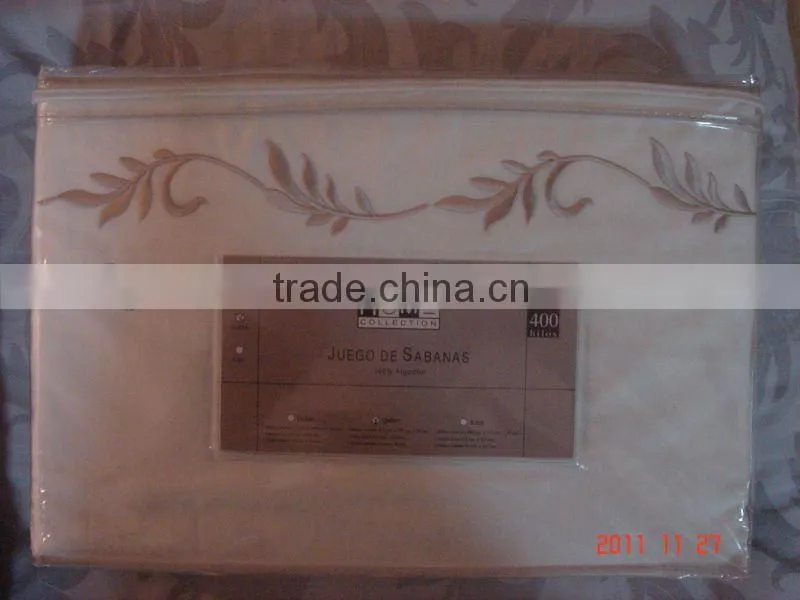 cotton white hotel bedding set
