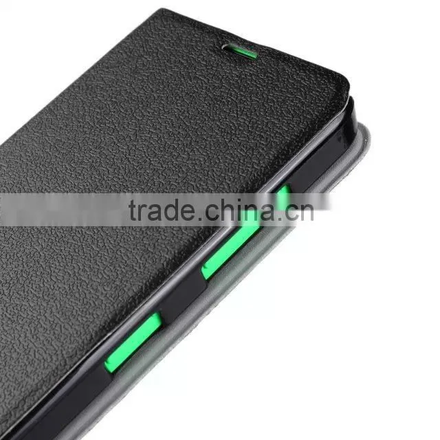 Lichee Texture PU Flip case with Holder for Nokia Lumia 630