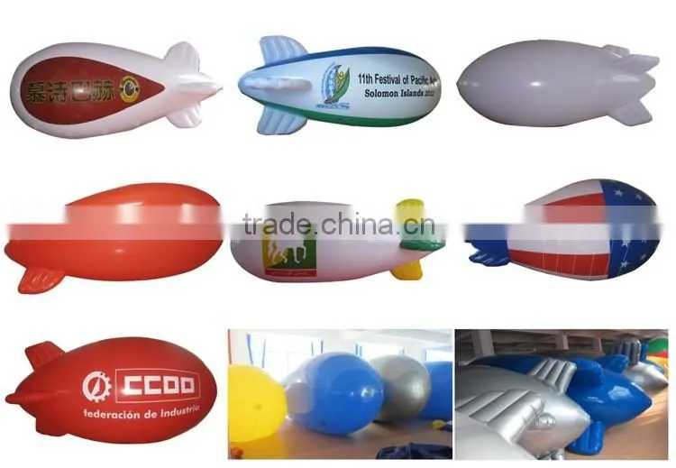 Large White PVC inflatable balloon helium blimp