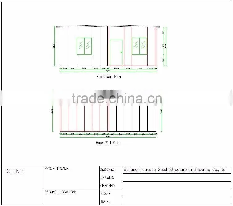 New Patented well-designed economic one bedroom prefab house