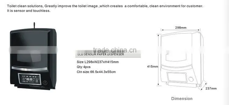 wholesale wall mounted jumbo roll automatic paper towel dispenser