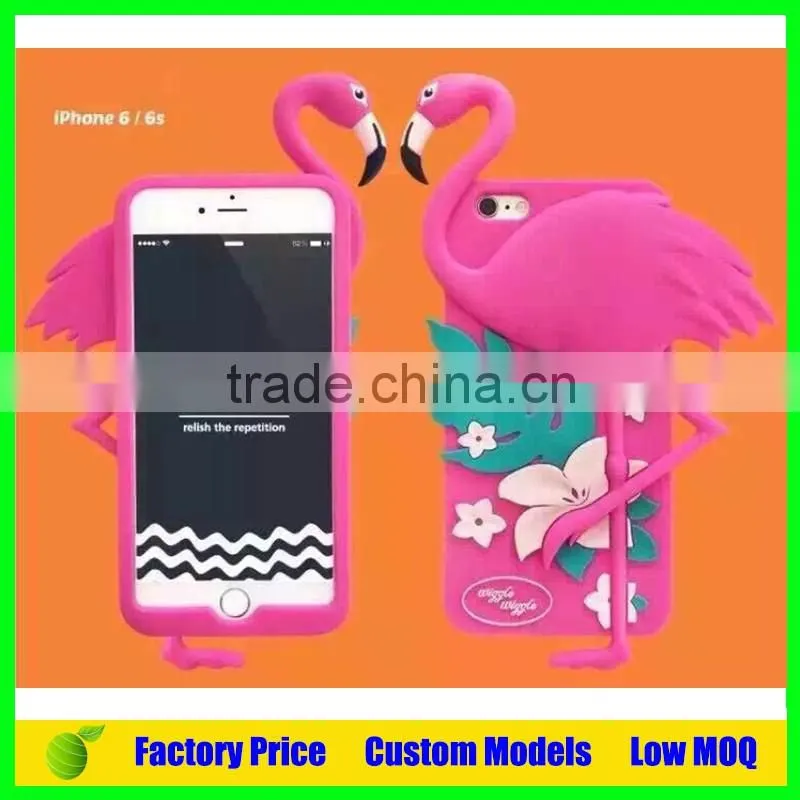 E-best ice cream design Silicone 3d phone case mobile cover for Iphone 6plus cell phone case back cover
