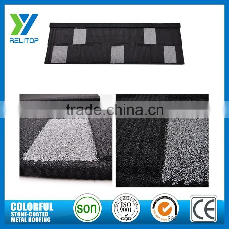Zinc coated steel roof tile/stone coated metal roof tile