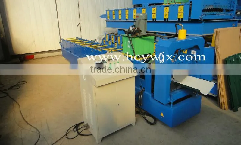 Common Use Color Steel Ridge Cap Sheet Roll Forming Machine
