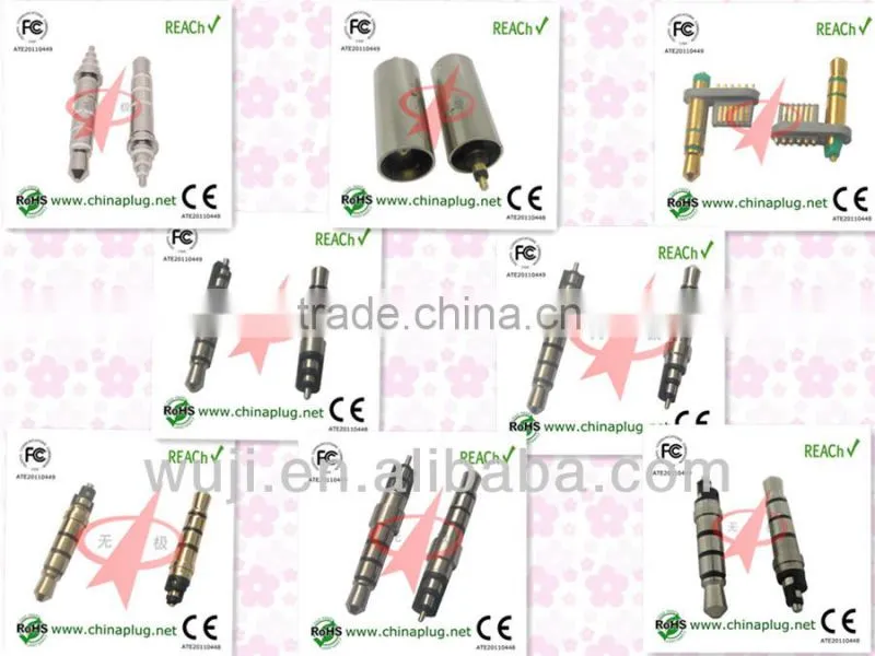 Easy used audio earphone connectors