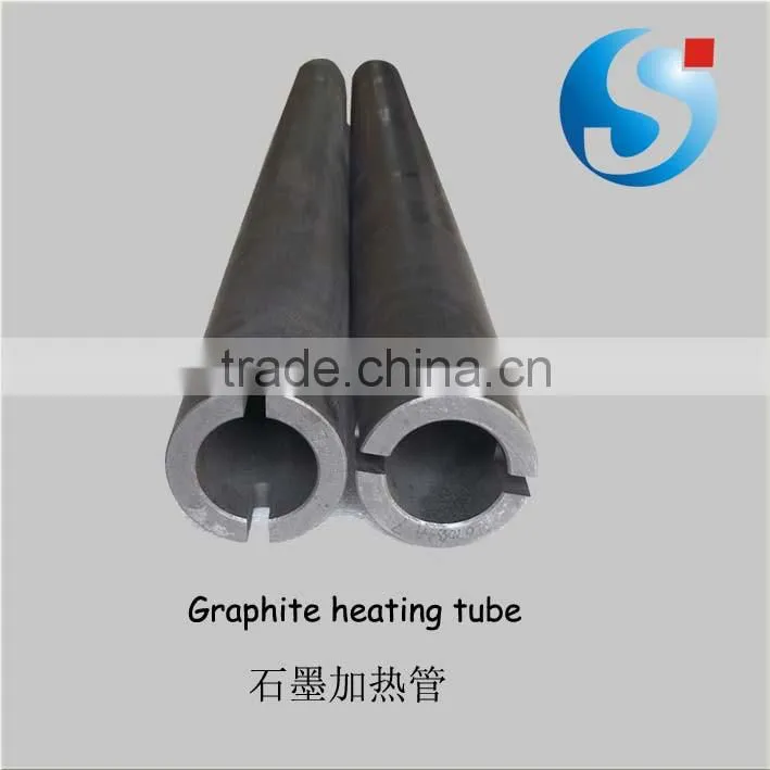 Graphite block and graphite rod