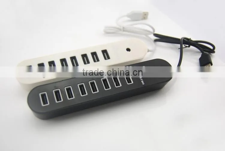 2.0 High speed Computer 8 port usb hub spliter