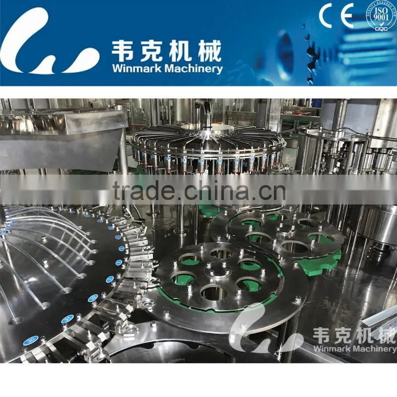 Potable water PET bottle washing filling and capping machine 3in1 monobloc