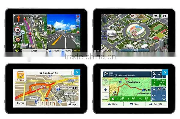 7 inch dual camera dvr android gps navigation