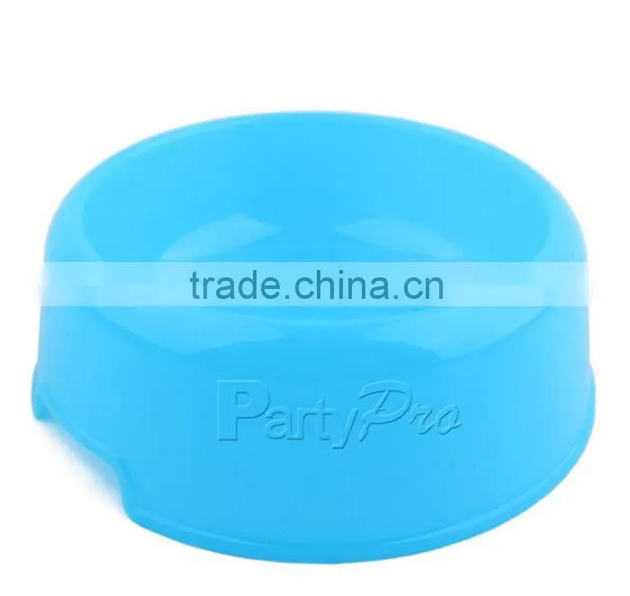 2015 Pet Product China Wholesale Cat Dog Blue Plastic Soup Bowl