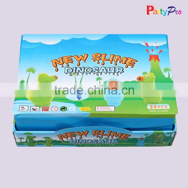 Hot Selling Color Crazy Crystal Oil Slime and Putty Dinosaur Shape Baby Game Toy