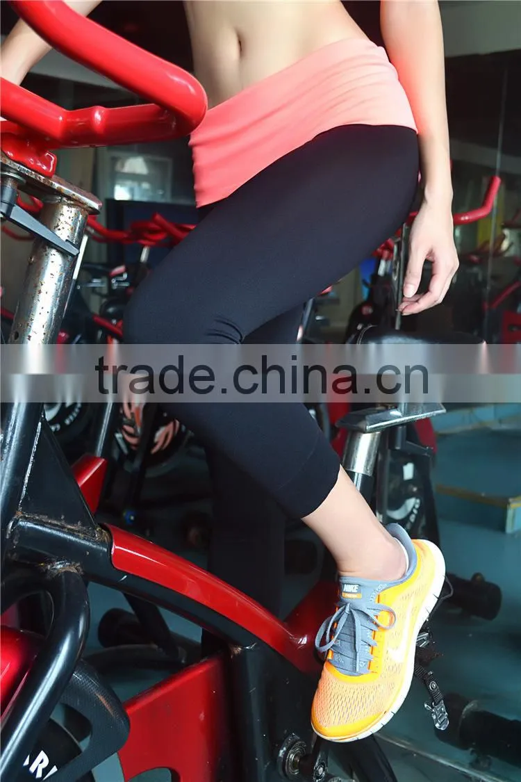 2015 cheap sex girl dress yoga pants with good qulaity
