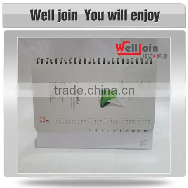 Promotional top quality desk calendar 2015