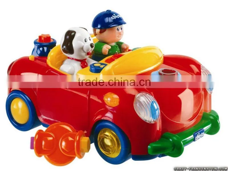 children small toy cars and children plastic fruit toy and horse toy for children