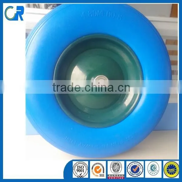 Yinzhu direct production environmental 3.00-8 polyurethane solid tire for wheel barrow