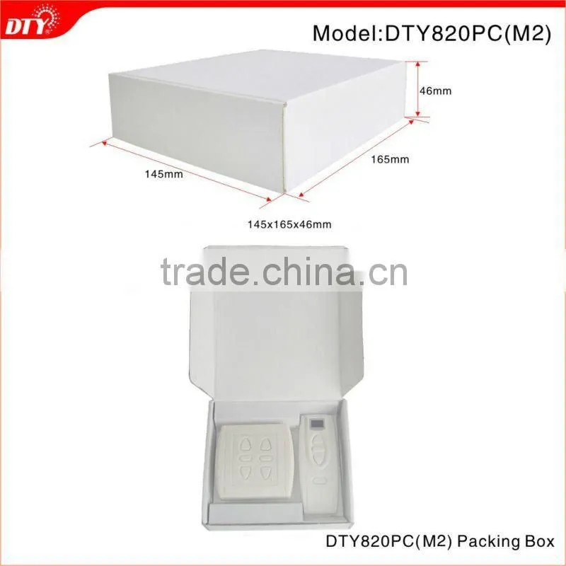 Dual tubular motor door wireless multi-channel remote control system