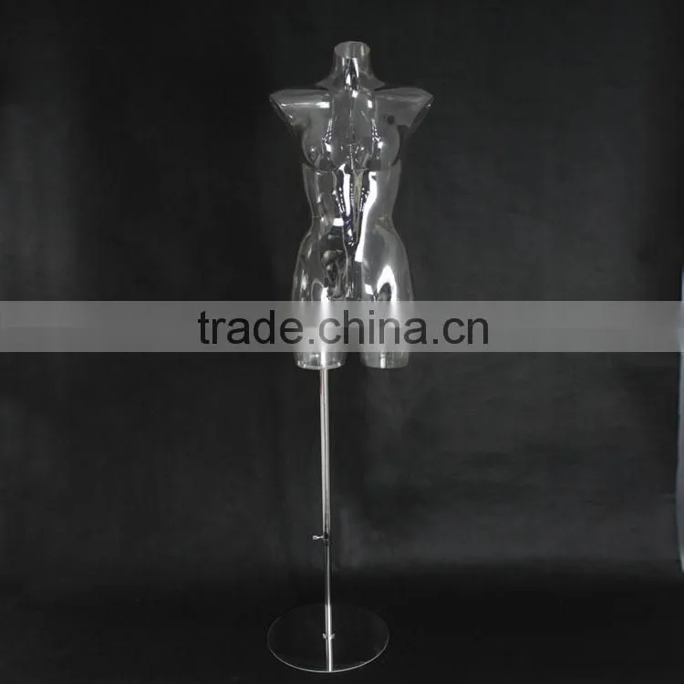 high gloss unbreakable plastic mannequin torso