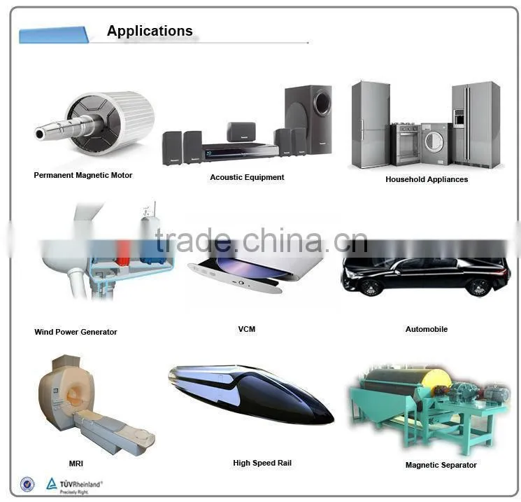 High power customized Permanent nickel magnet for sale