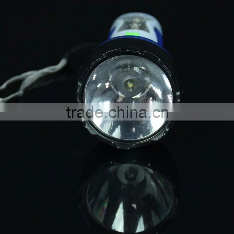 Solar Led Torch Flashlight Electronic Plastic Wth Inside Torch