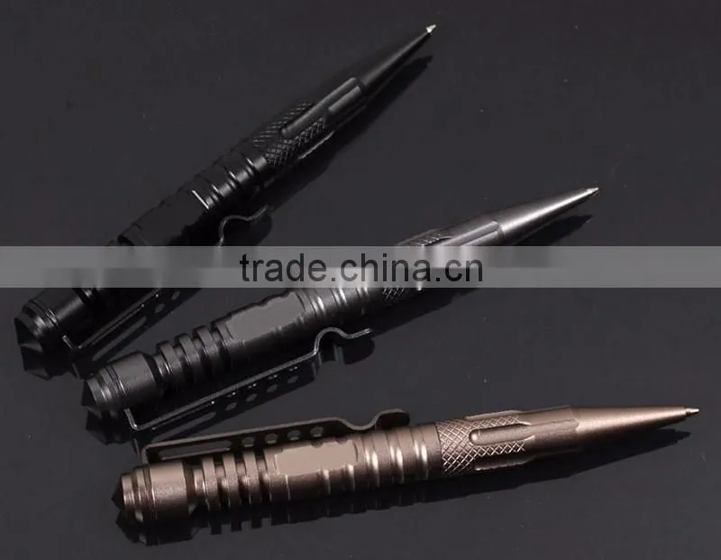 Newest Aviation Aluminum Alloy Writing Ballpoint Tactical Pen Self Defense With Emergency Hammer Easy Carry